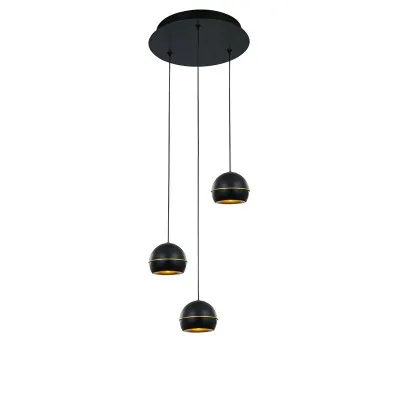 Подвесной светильник Delight Collection MD21001034-3A black/gold
