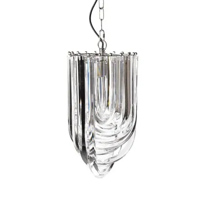 Люстра потолочная, хром, акрил  d.h.48см Garda Decor 91GH-3503
