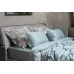 Простыня на резинке тенсель бирюзовая Garda Decor 144HF-70606