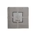 Простыня на резинке тенсель жемчужная Garda Decor 144HF-40406