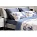 Простыня тенсель синяя Garda Decor 144HF-10405