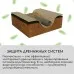 Геотекстиль иглопробивной, 10 × 1,5 м, плотность 150 г/м², с УФ-стабилизатором, чёрный, Greengo