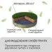 Геотекстиль иглопробивной, 10 × 1,5 м, плотность 200 г/м², с УФ-стабилизатором, чёрный, Greengo