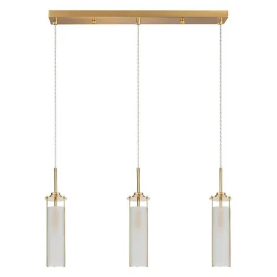 Подвесной светильник Indigo Torcia 11038/3P Brass