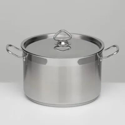 Кастрюля LUXSTAHL, 7 л, d=25.5 см, h=16 см, капсульное дно, индукция, нержавеющая сталь