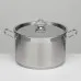 Кастрюля LUXSTAHL, 7 л, d=25.5 см, h=16 см, капсульное дно, индукция, нержавеющая сталь