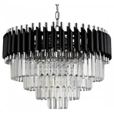 Подвесная люстра Natali Kovaltseva Darian DARIAN 76017/10C CHROME BLACK
