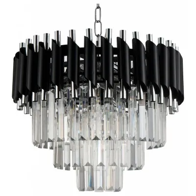 Подвесная люстра Natali Kovaltseva Darian DARIAN 76017/5C CHROME BLACK