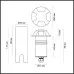 Грунтовый светильник Odeon Light Wald 6662/3GL