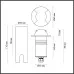 Грунтовый светильник Odeon Light Wald 6662/2GL