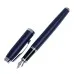 Ручка перьевая Parker IM Core F321 Matte Blue CT F, корпус из нержавеющей стали, синие чернила