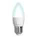 Лампа светодиодная диммируемая (UL-00004295) Uniel E27 7W 4000K матовая LED-C37 7W/4000K/E27/FR/DIM PLP01WH