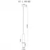 Подвесной светильник iLamp Lofty 10705-1 WH-BR