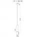Подвесной светильник iLamp Lofty 10705-1 BK-BR