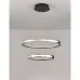 Подвесная люстра iLedex Vision 9225-6+4SD GR+BK