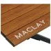 Стол туристический Maclay, складной, 140х65х50 см, цвет под дерево